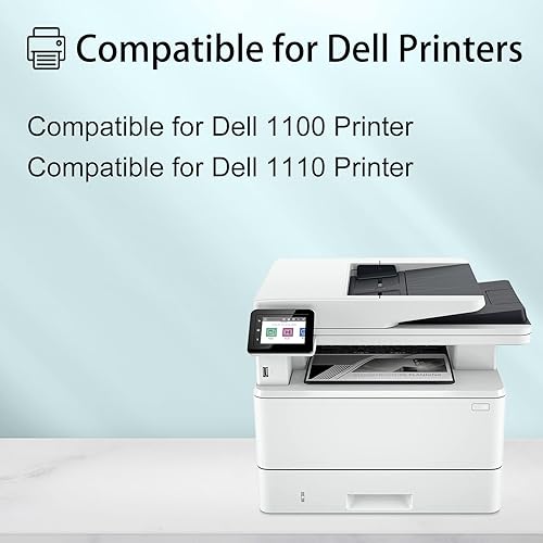 Miniatura 2 de greencycle Cartucho de tóner 1100 (310-6640) de repuesto compatible con impresora láser Dell 1100 1110 (1 negro)