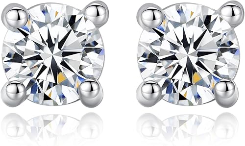 Vista 80 de OUXi Aretes de plata de ley 925 para mujer, hipoalergénicos con orejas sensibles