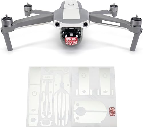 Miniatura 2 de Wrapgrade Skin compatible con DJI Mavic Air 2  Color de acento B (blanco racing)