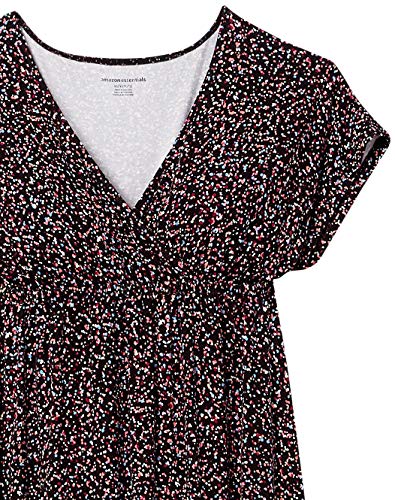 Image of Amazon Essentials Women's V Neck Short Sleeve Waisted Maxi Dress (Available in Plus Size)