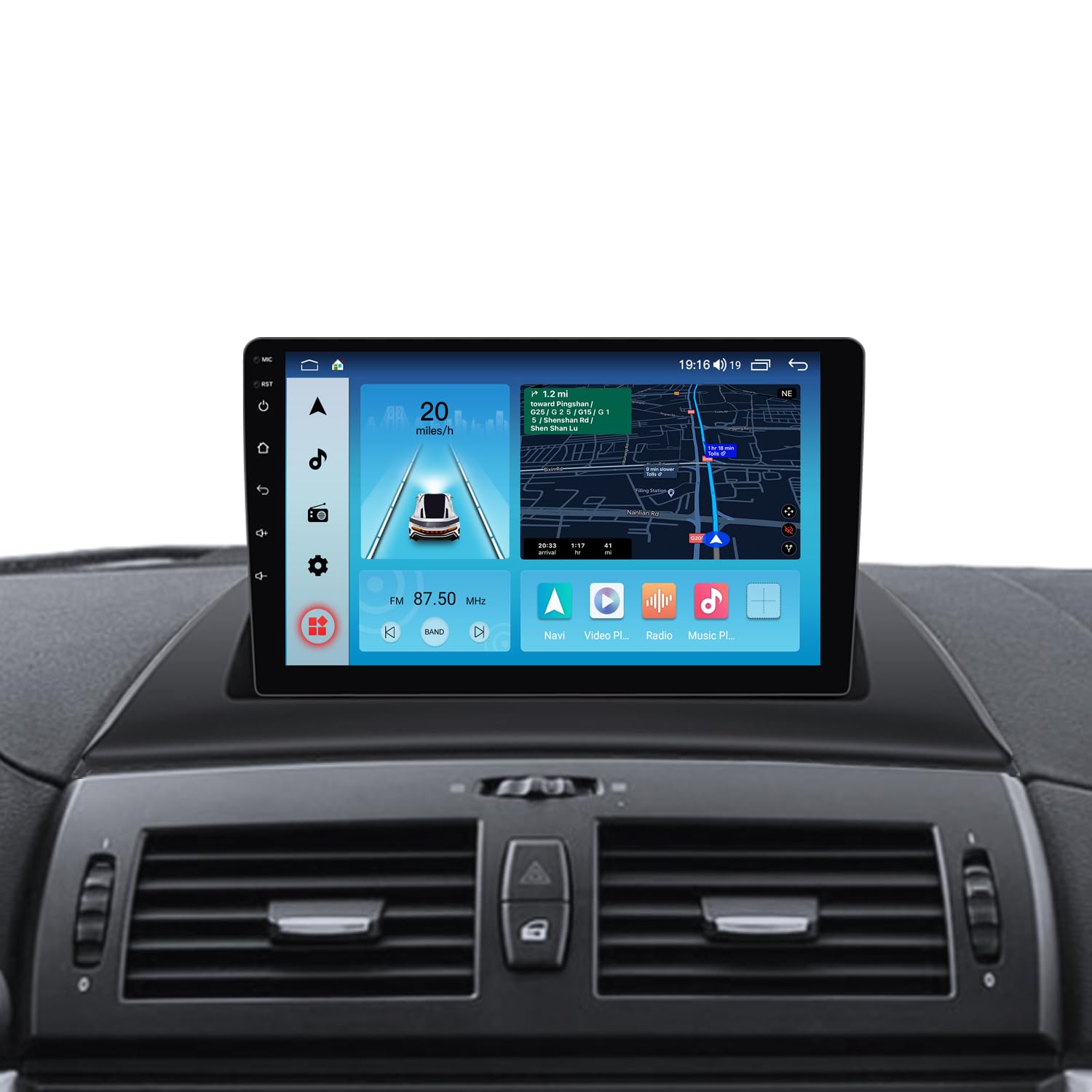 Fellostar Radio Stereo for BMW X3 E83 2004-2012 Head Unit with Carplay & Android Auto 8-Core 2+32G 9 Inch Touch Screen Bluetooth/GPS/SWC/AM/FM/DSP/5G(