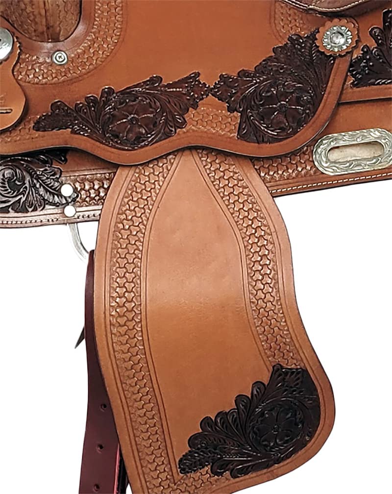 A&M Reitsport Westernsattel Dallas aus Büffelleder Neu, Größe:17 Zoll