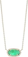 Vista 156 de Kendra Scott - Collar Elisa con dije para mujer, joyería de moda, chapado en oro de 14 quilates