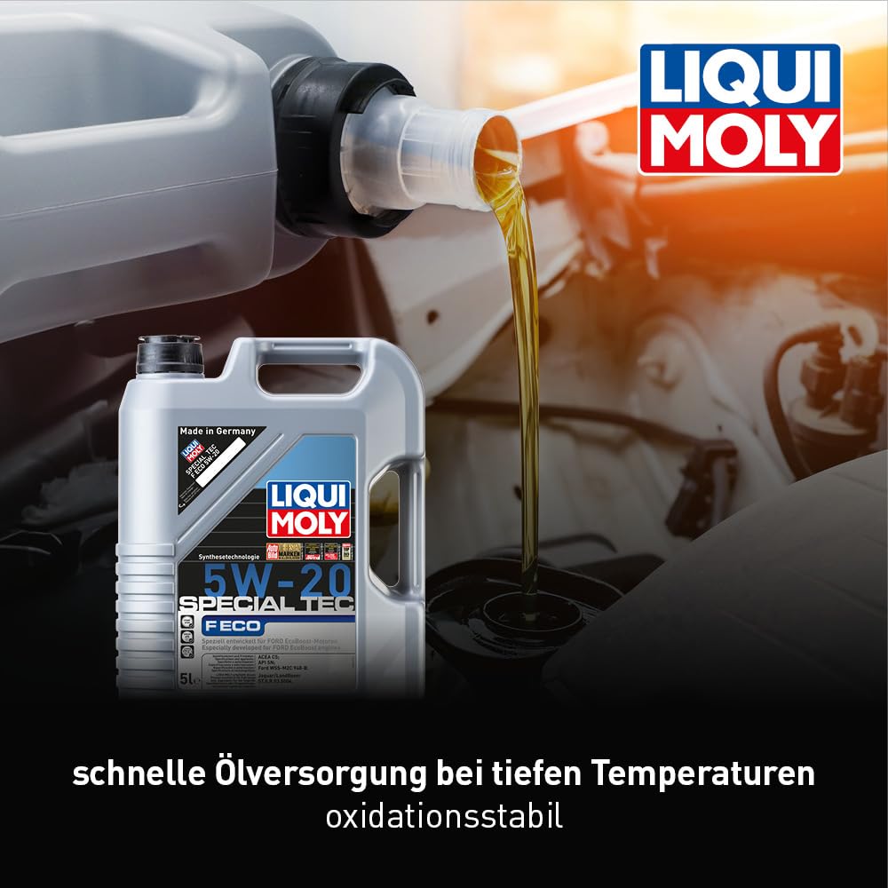 LIQUI MOLY Special Tec F ECO 5W-20 | 5 L | Synthesetechnologie Motoröl | Art.-Nr.: 3841