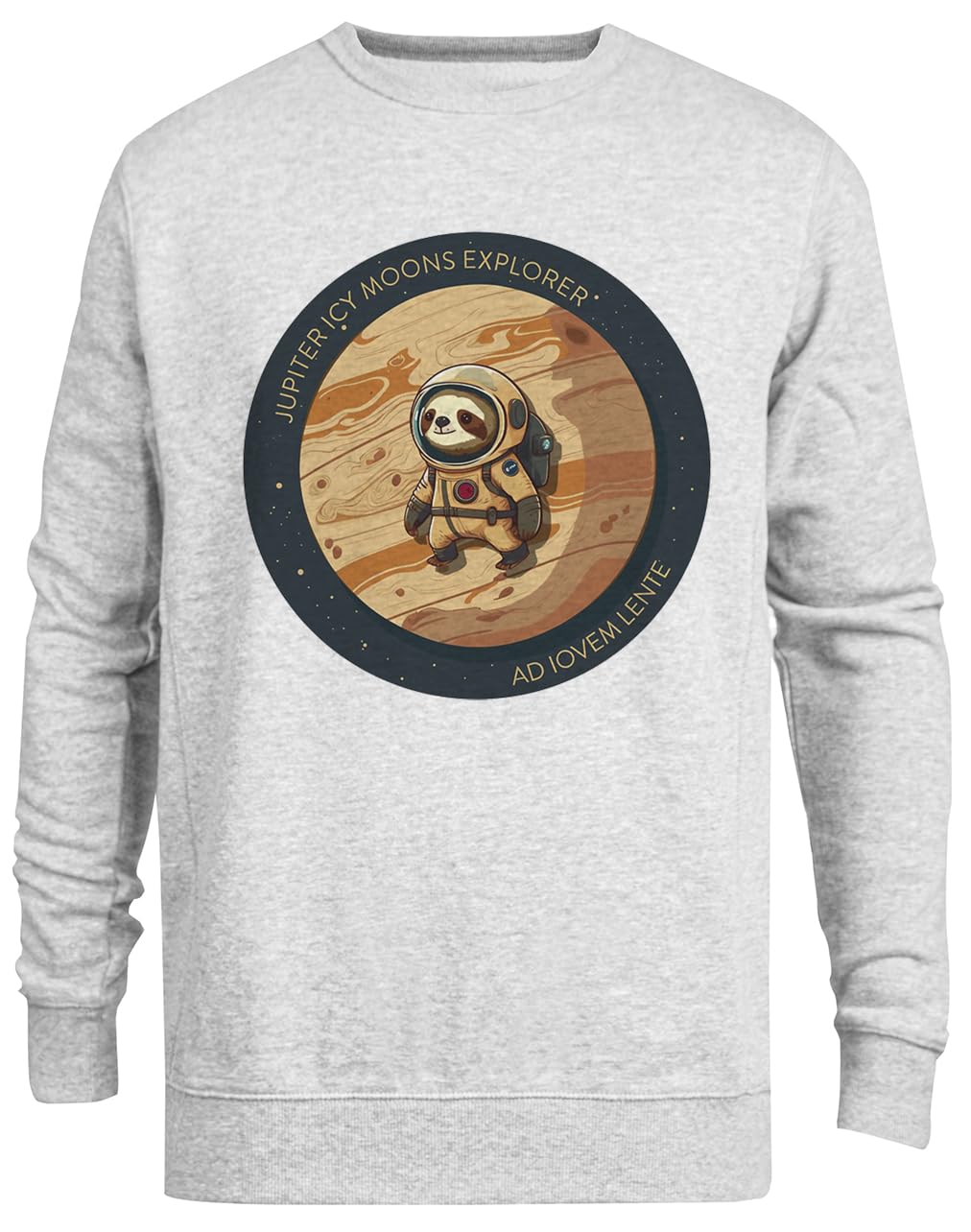 Pull ESA Juice Mission Sloth sweat gris idéal pour vos soirées observation Jupiter - 3