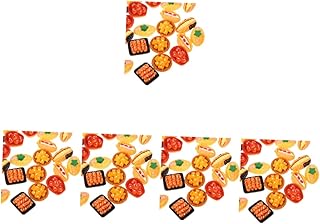 TOYANDONA 120 Pçs Comida Em Miniatura E Modelo De Jogo Brinquedos De Comida Mini Bonecas Mini Comida Delicada Comida Em Miniatura Interessante Mini Decoração De Casa Realista Comida Em