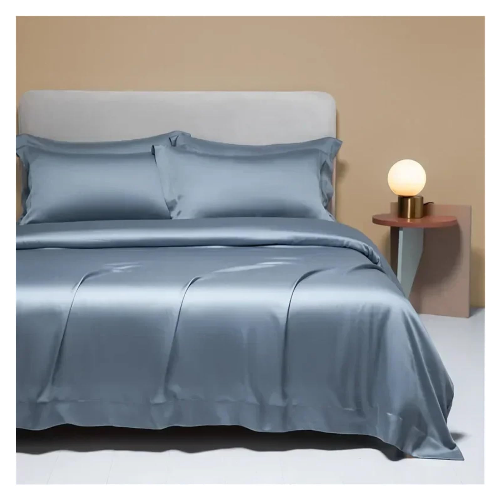 Sbcgfy C Silk Duvet Over Solid Olor Quilt Over High-Grade Single Double King Size Omforter Bedding Over,Otton Duvet,-Queen
