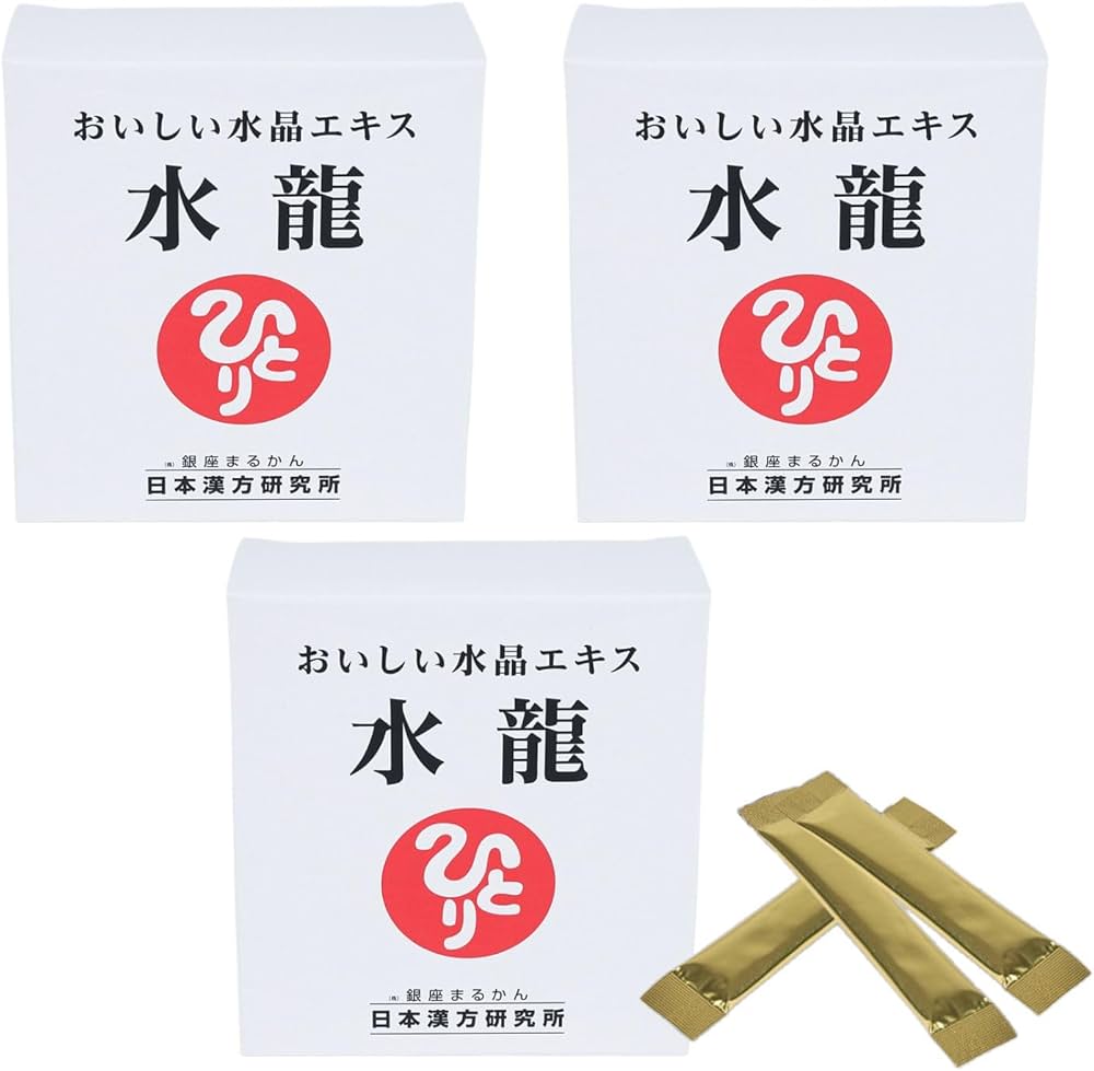 Amazon | 銀座まるかん おいしい水晶エキス 水龍 31g（1g×31包）3箱