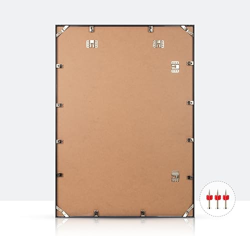 Vista 123 de Homso Marco de fotos de metal de 18 x 24 pulgadas, marco de fotos de aluminio de alta calidad de 18 x 24 pulgadas para pared, marco de fotos de Negro