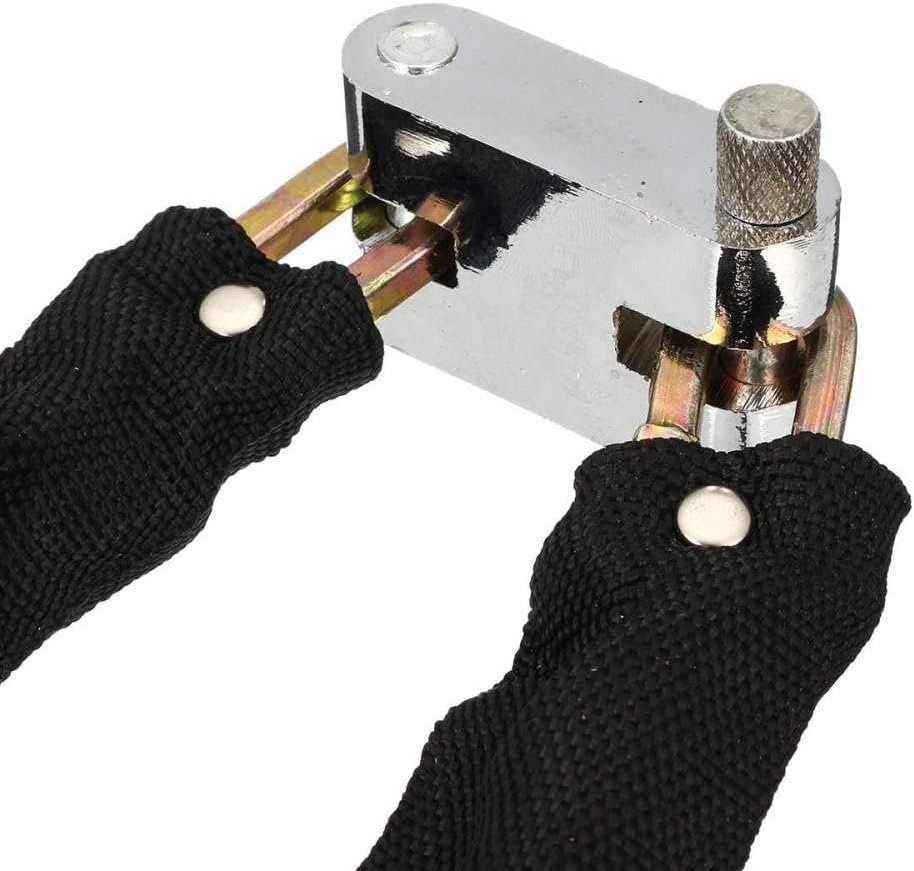 Chain Lock,Cycling Lock Padlock, Anti-Theft Outdoor Bike Chain Lock Security Reinforced Metal Heavy Motorbike Motorcycle Chain Locks-0CM (Color : 80CM) (Color : 100cm)