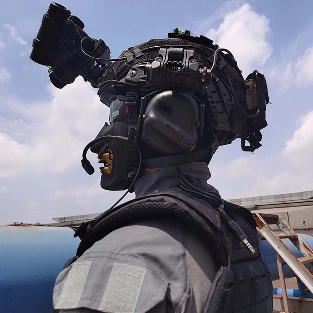 Amazon | AQzxdc タクティカルヘルメットマスクセット