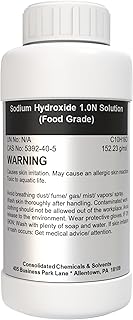 Sodium Hydroxide 1.0n Solution Food Grade, Wine Chemical 1000mL (32 Fl Oz)