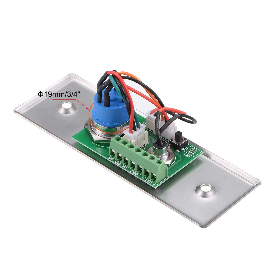Emergency Door Release Key Switch With LED Indicator 12V DC Key ...