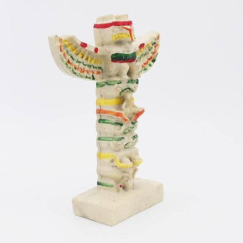 Miniatura 4 de Estatua de poste de tótem indio, decoración de pecera, decoración de tanque de dragón barbudo, terrario, tribu nativa americana, escultura de clan,