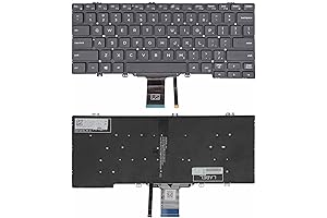 Compatible with Dell Latitude E7380/E7389/E7390; Latitude 5280/5288/5289/5290/7280/7290/7380/7389/7390 E5280/E5288/E5289/E5290 E7280/E7290/E7380/E7389/E7390 Series Backlit Keyboard;...