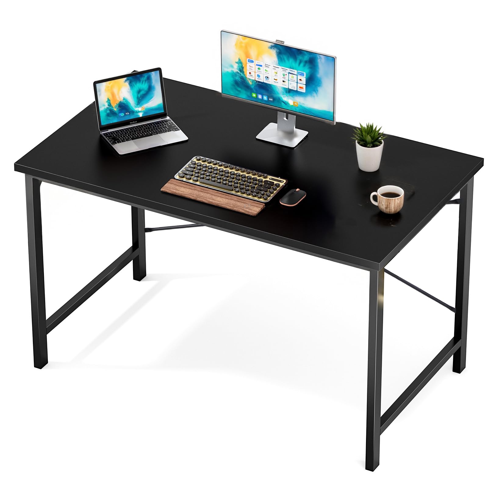 Amazon.com: Sweetcrispy Computer Office Desk 48 Inch Student Study