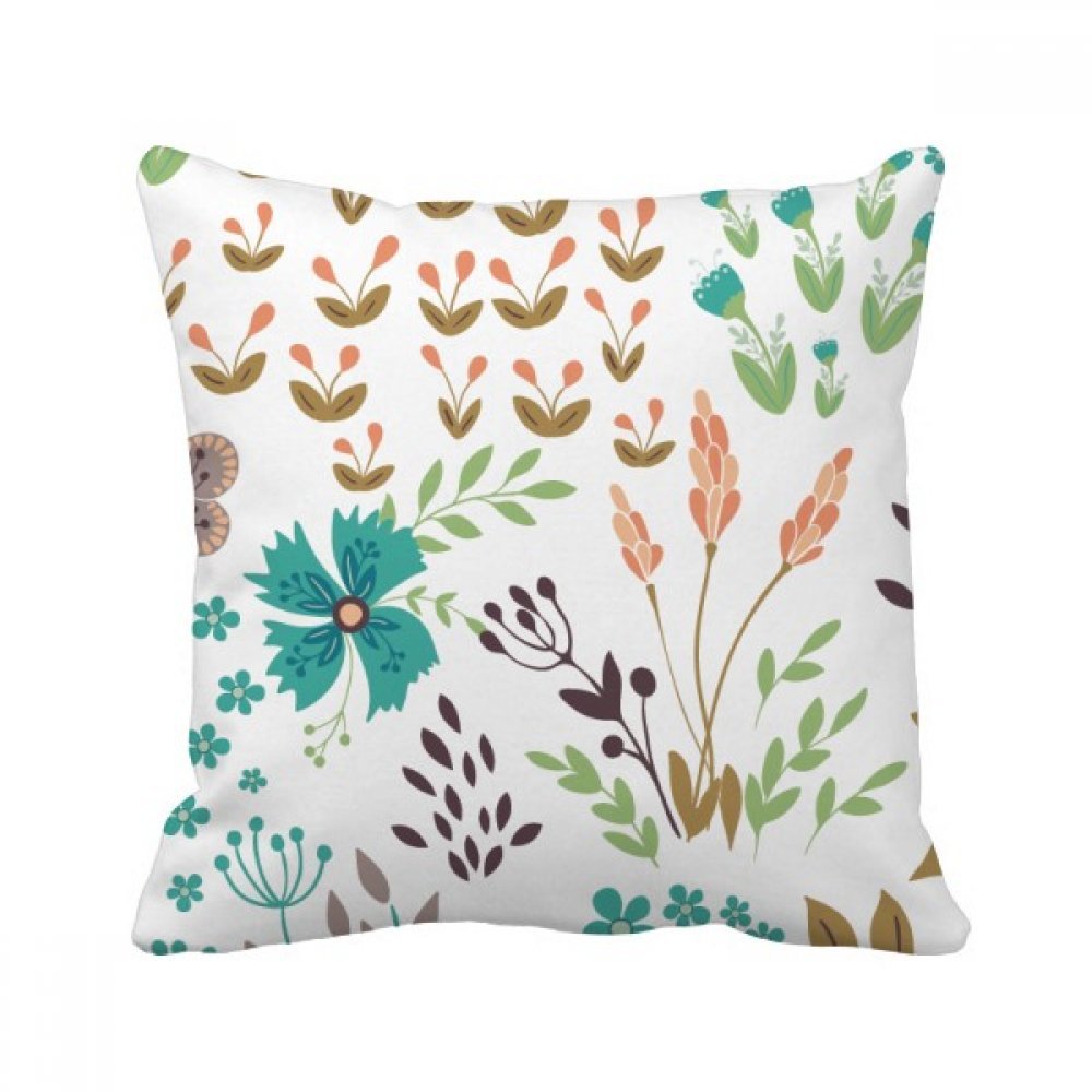 Coussin Fleurs colorées pour raviver un canapé terne housse déco salon 40 x 40 cm