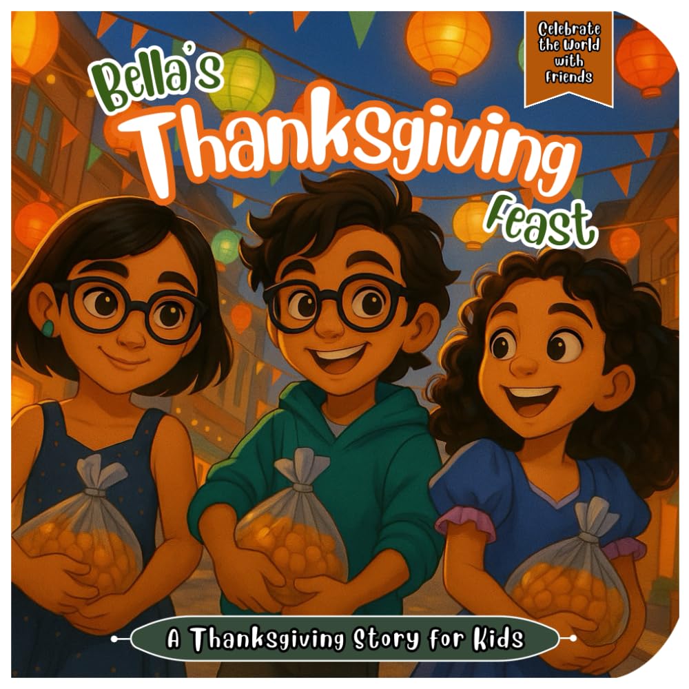 Bella’s Thanksgiving Feast: Bella’s Thanksgiving Feast: A Thanksgiving Story for Kids with Fun Recipes and Gratitude Lessons (Celebrate the World with Friends)