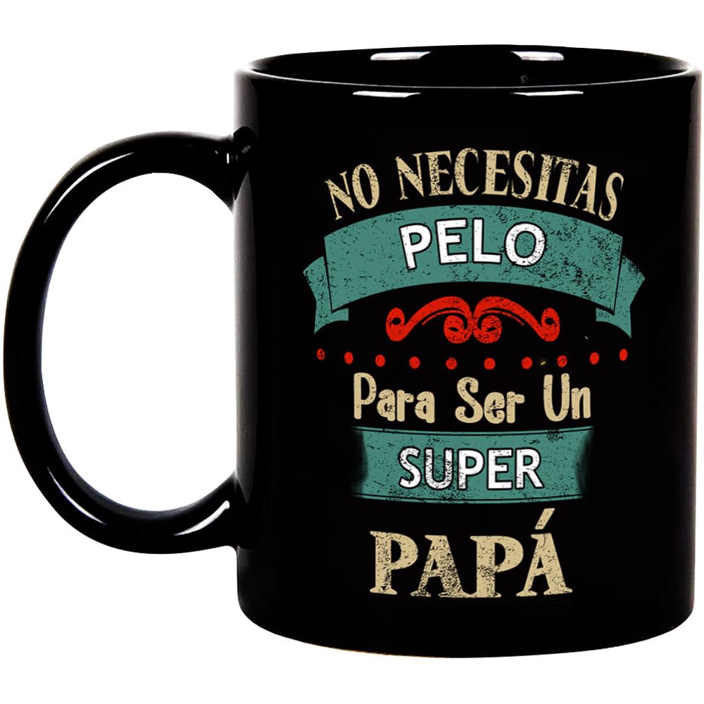 Fatbaby Taza de café divertida para papá, regalos de cumpleaños, Navidad, Día del Padre, taza para papá de 11 oz
