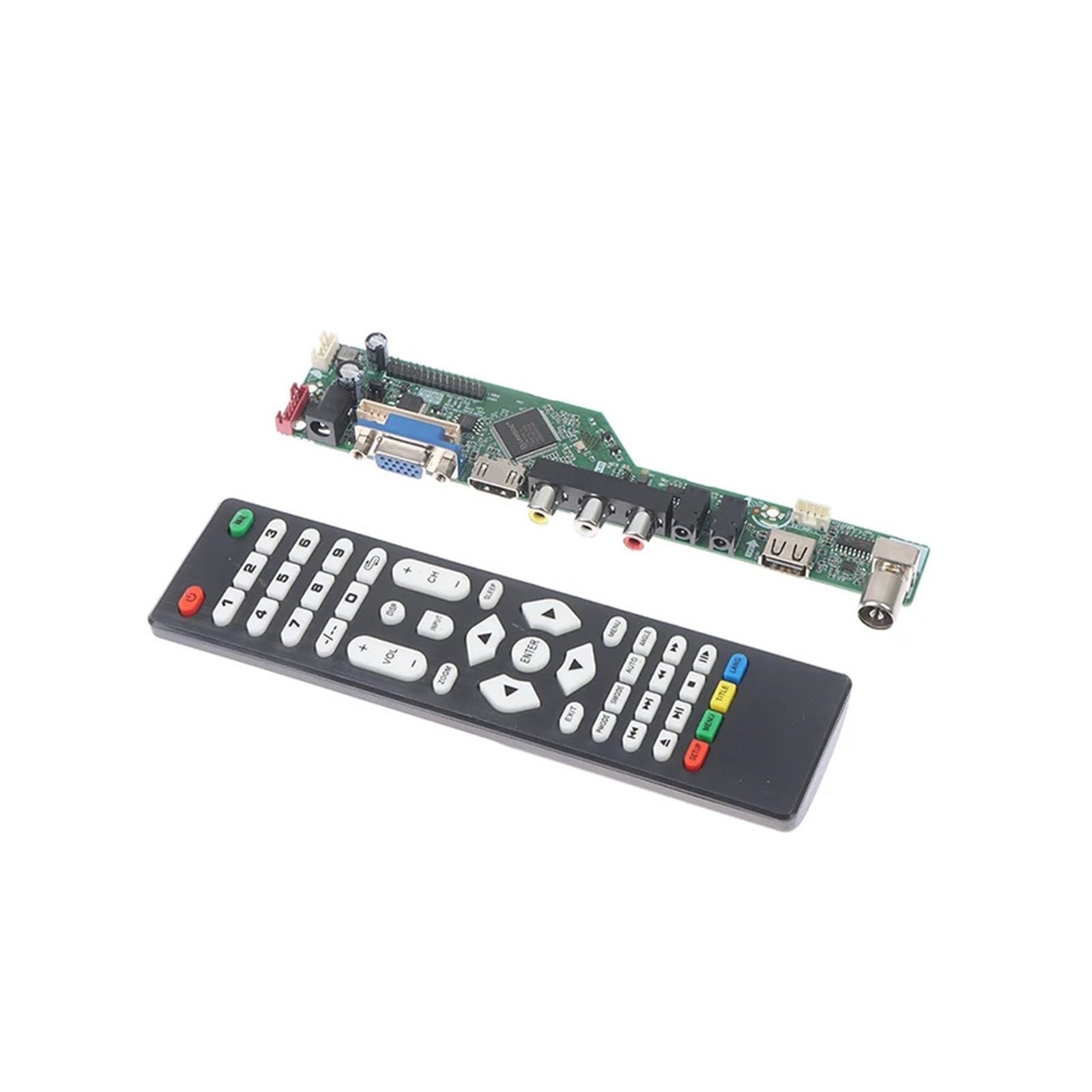 1 zestaw TV płyta główna T.SK105A.03 uniwersalny kontroler telewizora LCD płyta sterownika PC/VGA/interfejs USB zamiennik T.V53.03(C)