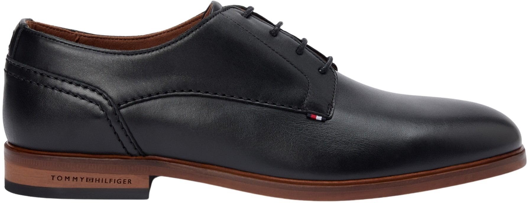 Tommy Hilfiger Hilfiger Leather Dress Shoe Fm0fm05777, Scarpe Derby Uomo