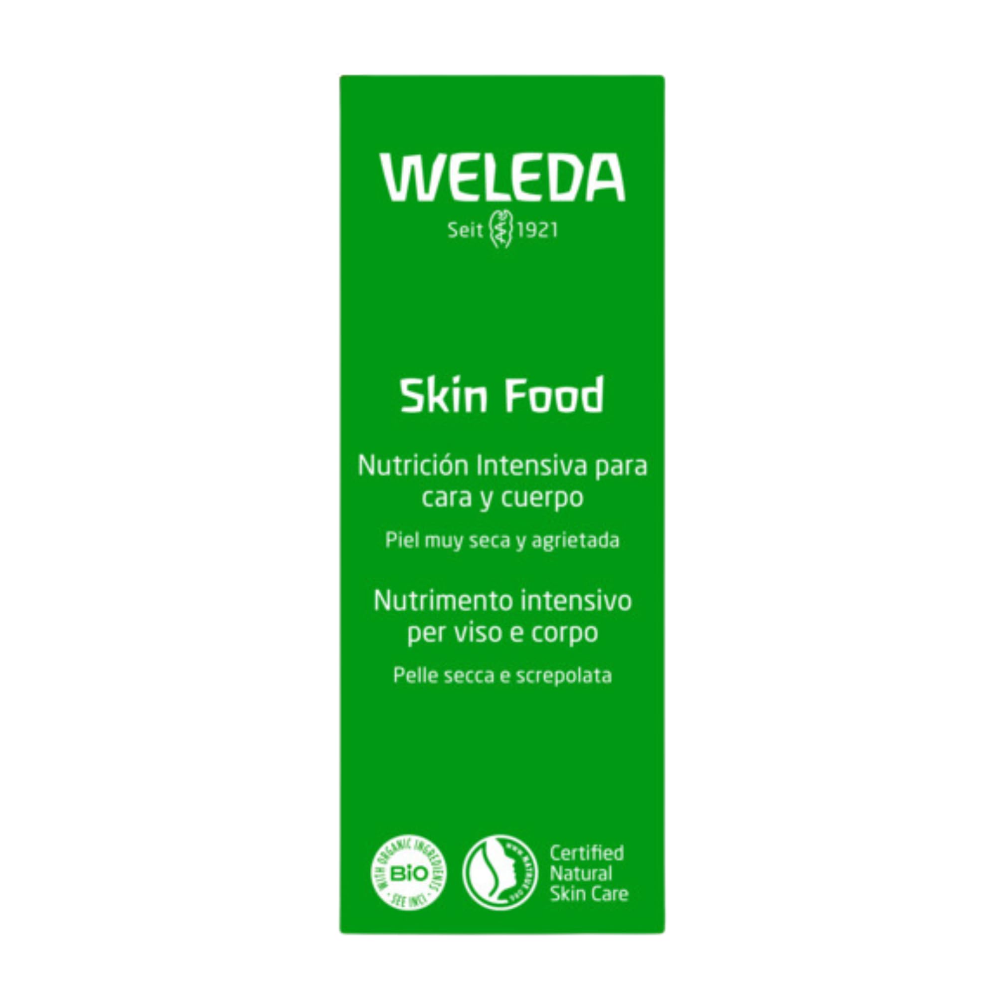 Visita la tienda de Weleda Weleda - Skin Food Original, Crema Reparadora, Nutre e Hidrata, con Aceite de Girasol y Almendra, Caléndula, Pensamiento Silvestre y Manzanilla, para Piel Muy Seca y Agrietada -75 ml in use