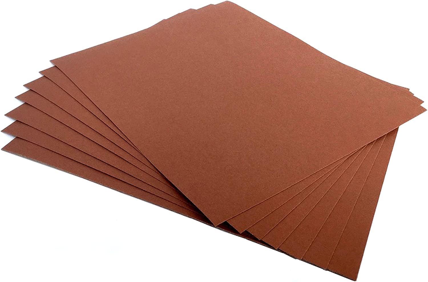 Starcke 50 Pack STARCKE 9'' x 11'' 180 grit Premium General Purpose Aluminum Oxide Sandpaper Sheets for Wood, Metal, Automotive and Paint