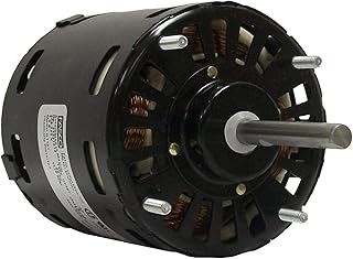 Fasco D1121 3.3" Frame Open Ventilated Shaded Pole Evaporator Coil and Refrigeration Fan Motor with Sleeve Bearing, 1/20HP, 1550rpm, 208-230V, 60Hz, 1 amps