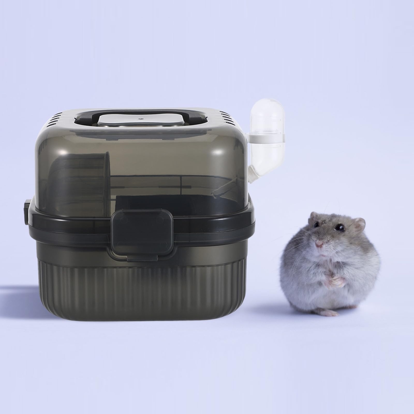 SUPVOX Trasportino per Piccoli Animali Doppio Strato Portatile per Porcellini d Criceti Ratti e Furetti di Ventilazione e Comoda Maniglia per Viaggi e Cure Quotidiane