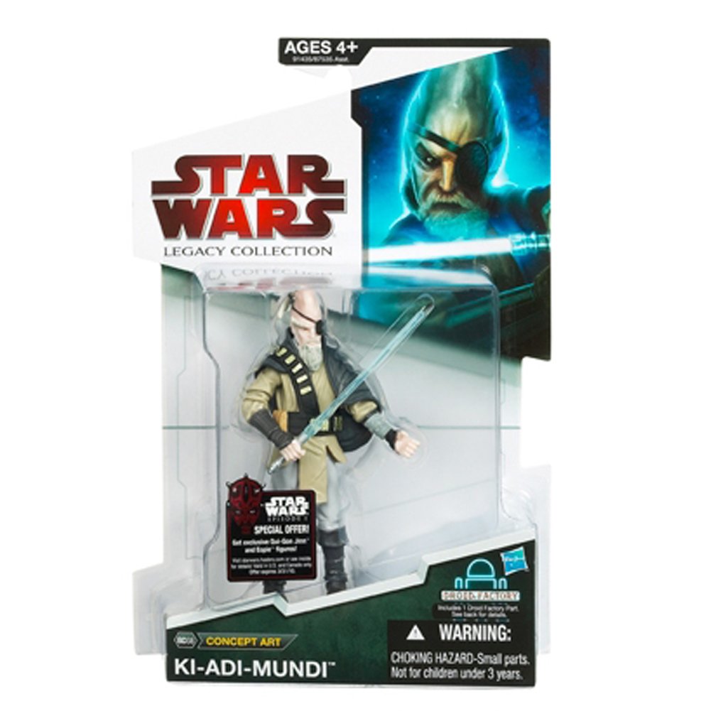Ki-Adi Mundi Concept Art BD38 Star Wars Legacy Collection Action