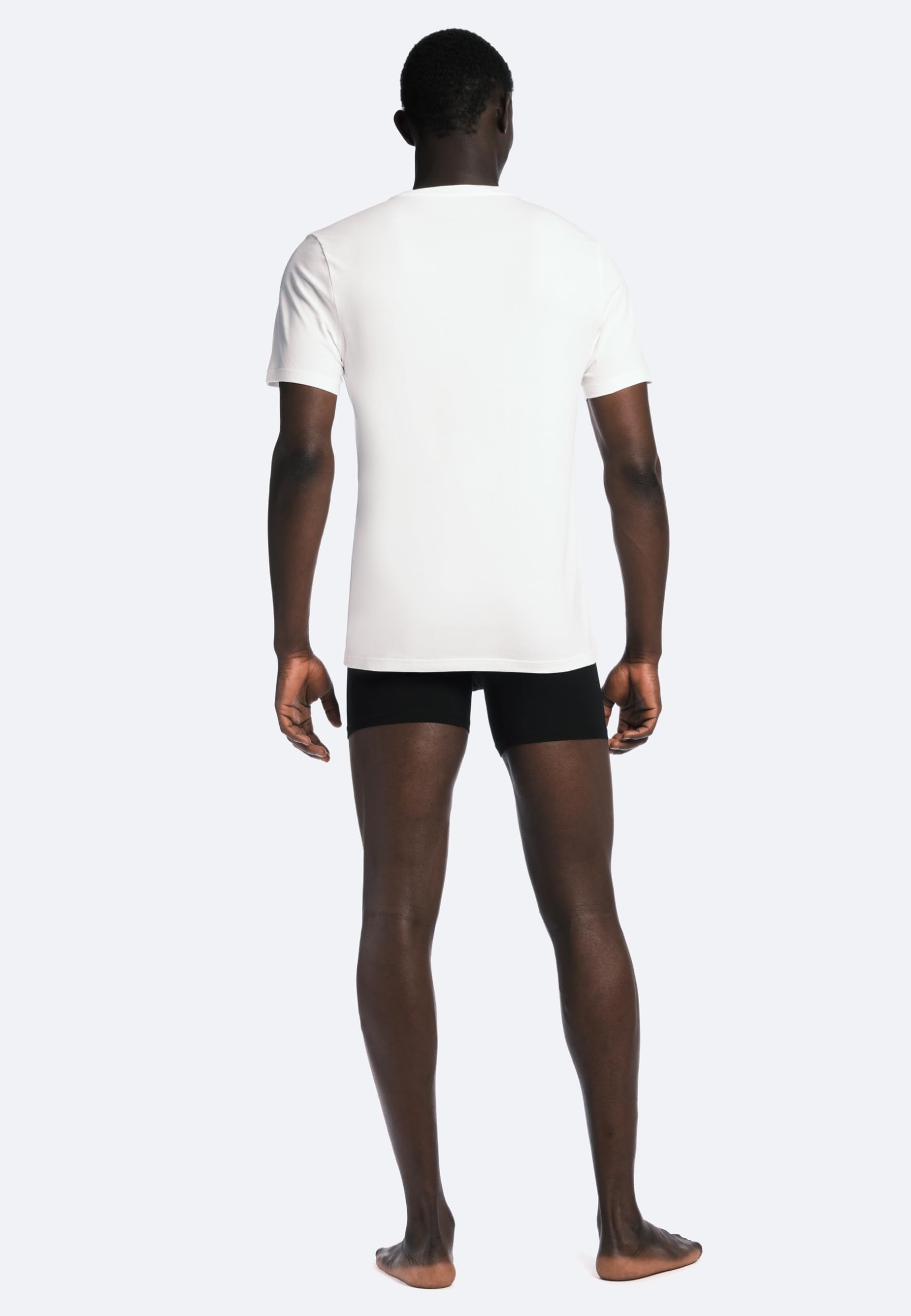 Camiseta de Cuello Redondo para Hombre Allsaints, confeccionada en algodón orgánico Suave y Transpirable. Pack de 2 Unidades en Color Blanco