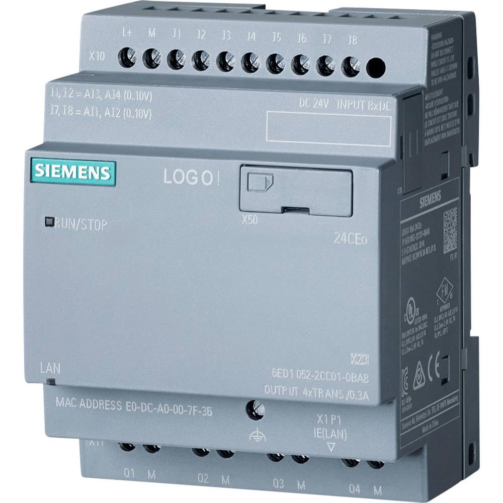 Siemens 6ED1052-2CC08-0BA1 Modulo di controllo PLC 24 V/DC