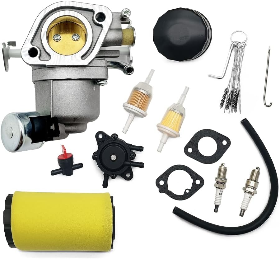 Z335E Carburetor with Air Filter and Fuel Pump Compatible with John Deere Z335E Zero Turn Mower