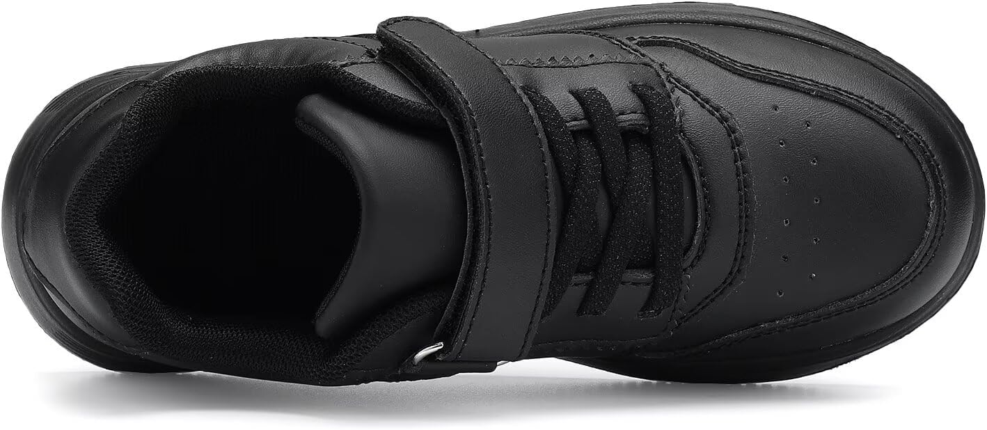 YAVY Unisex-Child Sneakers Boys Girls Running Leather Sneakers Breathable Mesh Athletic Shoes Lightweight Kids Walking Shoes - Image 4