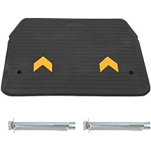 3.5" Rise Rubber Threshold Ramp - Heavy-Duty Wheelchair Ramp with 33,000 lbs Capacity, Recycled Rubber Ramp, Non-Slip Surface for Easy Access with Scooters and Cars