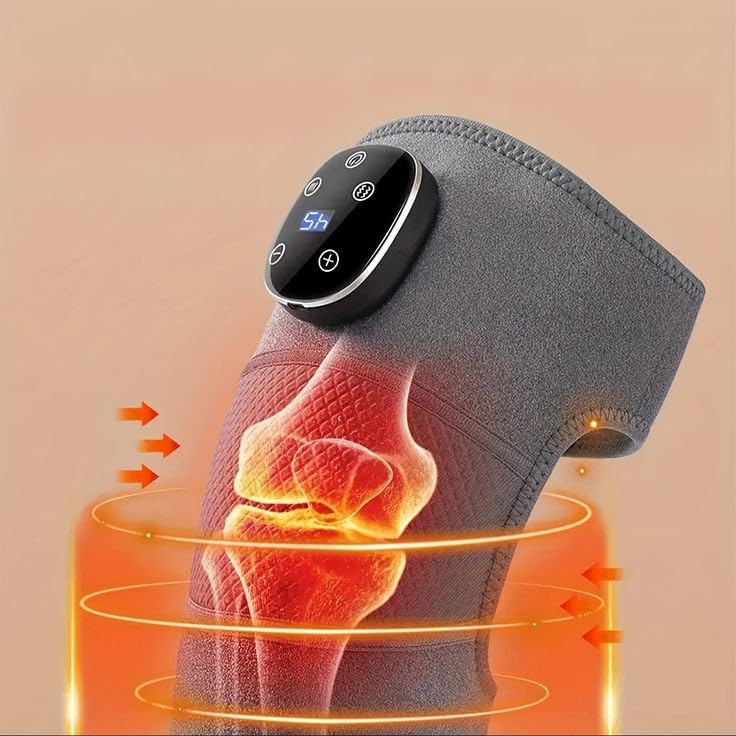 ezoubuy Heated Knee Massager | Strong Motor Knee Massager | Lifelong Knee Massager Machine for Relaxing Knee, Shoulder, Elbow, Neck, Leg | Knee Massager for Pain Relief for Men And Women (1 Pc)(Grey) ezoubuy Heated Knee Massager | Strong Motor Knee Massager | Lifelong Knee Massager Machine for Relaxing Knee, Shoulder, Elbow, Neck, Leg | Knee Massager for Pain Relief for Men And Women (1 Pc)(Grey)