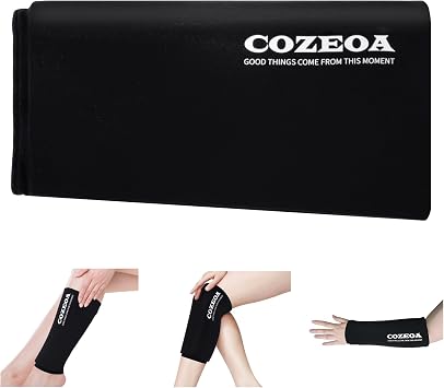 Knee Ice Pack Wrap, Reusable Gel Cold & Hot Compression Sleeve for Injuries, Pain Relief, Swelling Reduction and Post-Surgery Recovery, Comfortable & Skin-Friendly