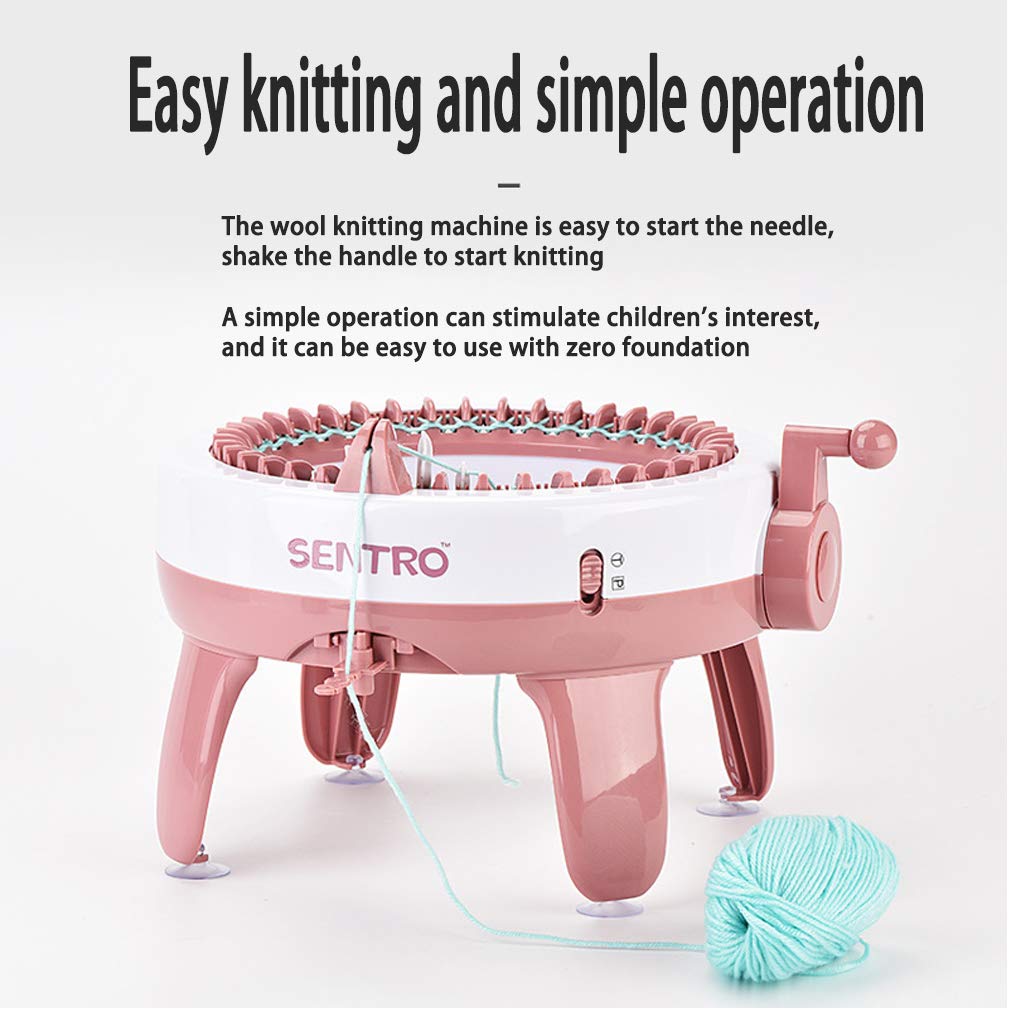 Buy Spxatrew Knitting Machine 40 Needles, Spinning Knitting Loom