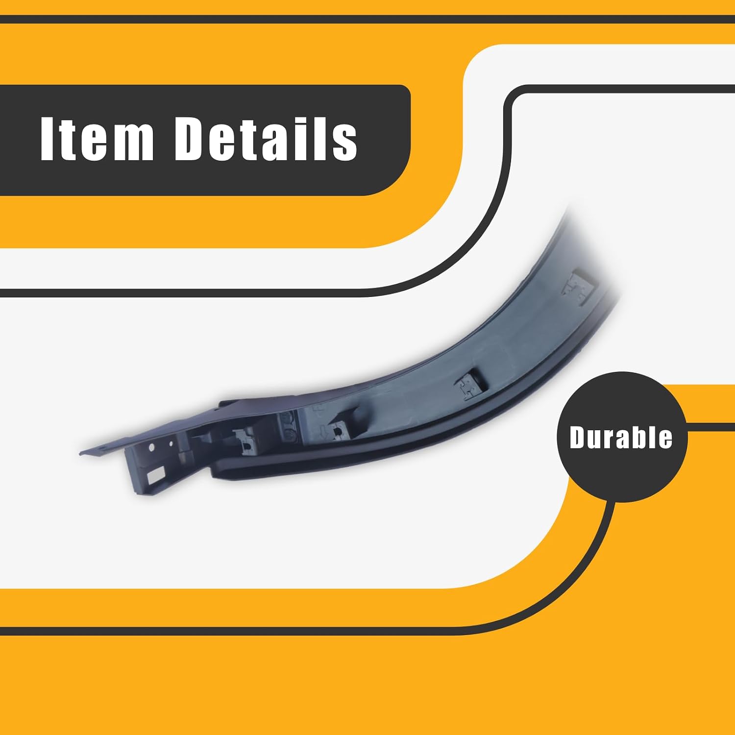 Rear Wheel Fender Molding Trim Fit for Mazda CX-5 2017 2018 2019 2020 2021,Rear Wheel Arch Fender Replace For KB7W51W50F8N, KB7W51W60F8N, MA1791101, MA1790101 (Rear Left)