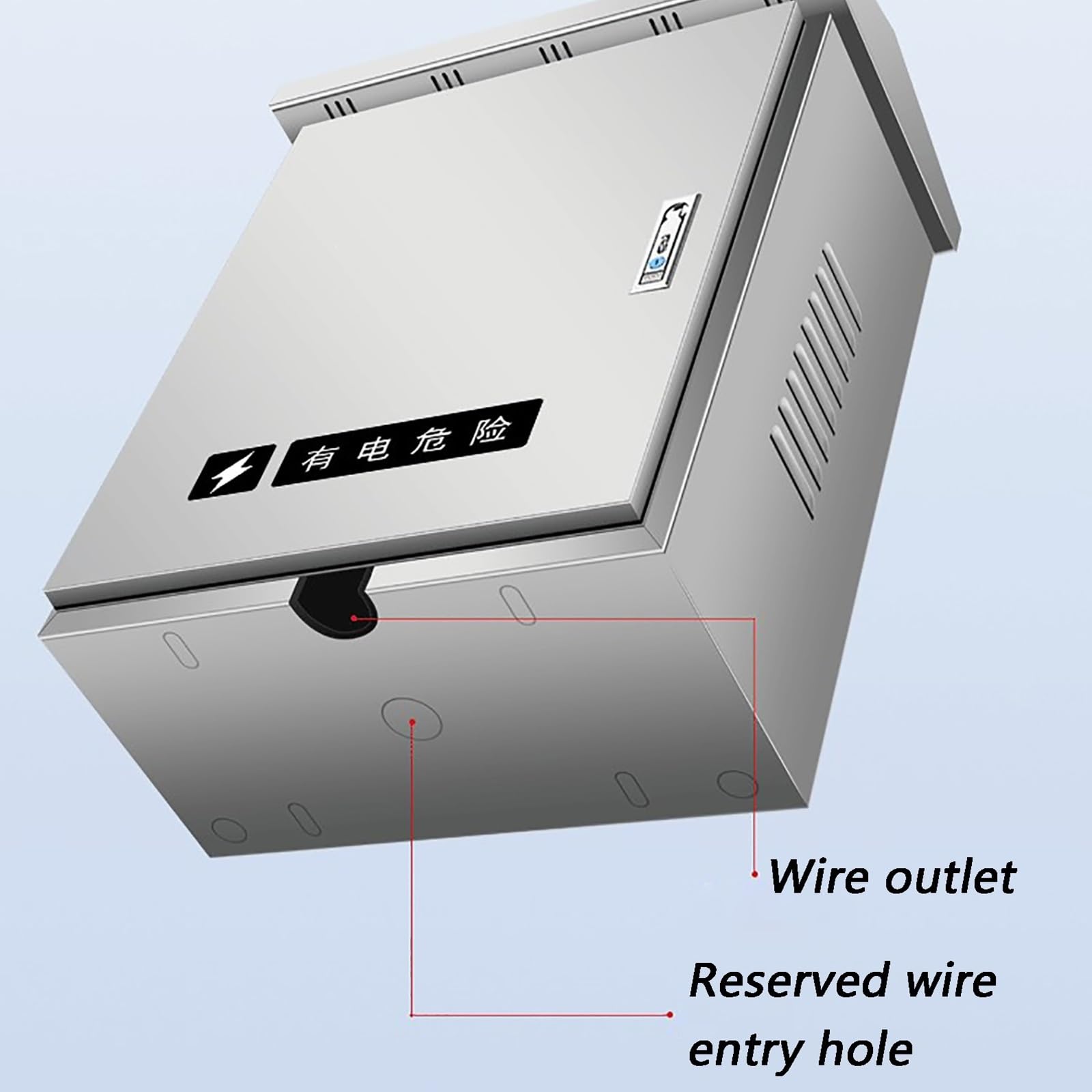 Cubierta de cargador de pared con bloqueo, protector de cargador de vehículo eléctrico, soporte de cable, disipación de calor, componentes de montaje, diseño de ahorro de espacio