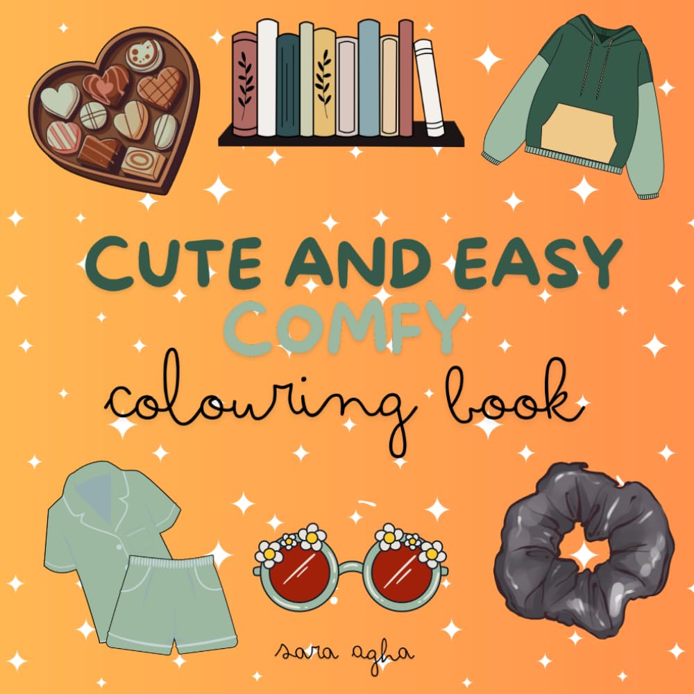 CUTE AND EASY COMFY COLOURING BOOK (CUTE AND EASY COLOURING BOOK)