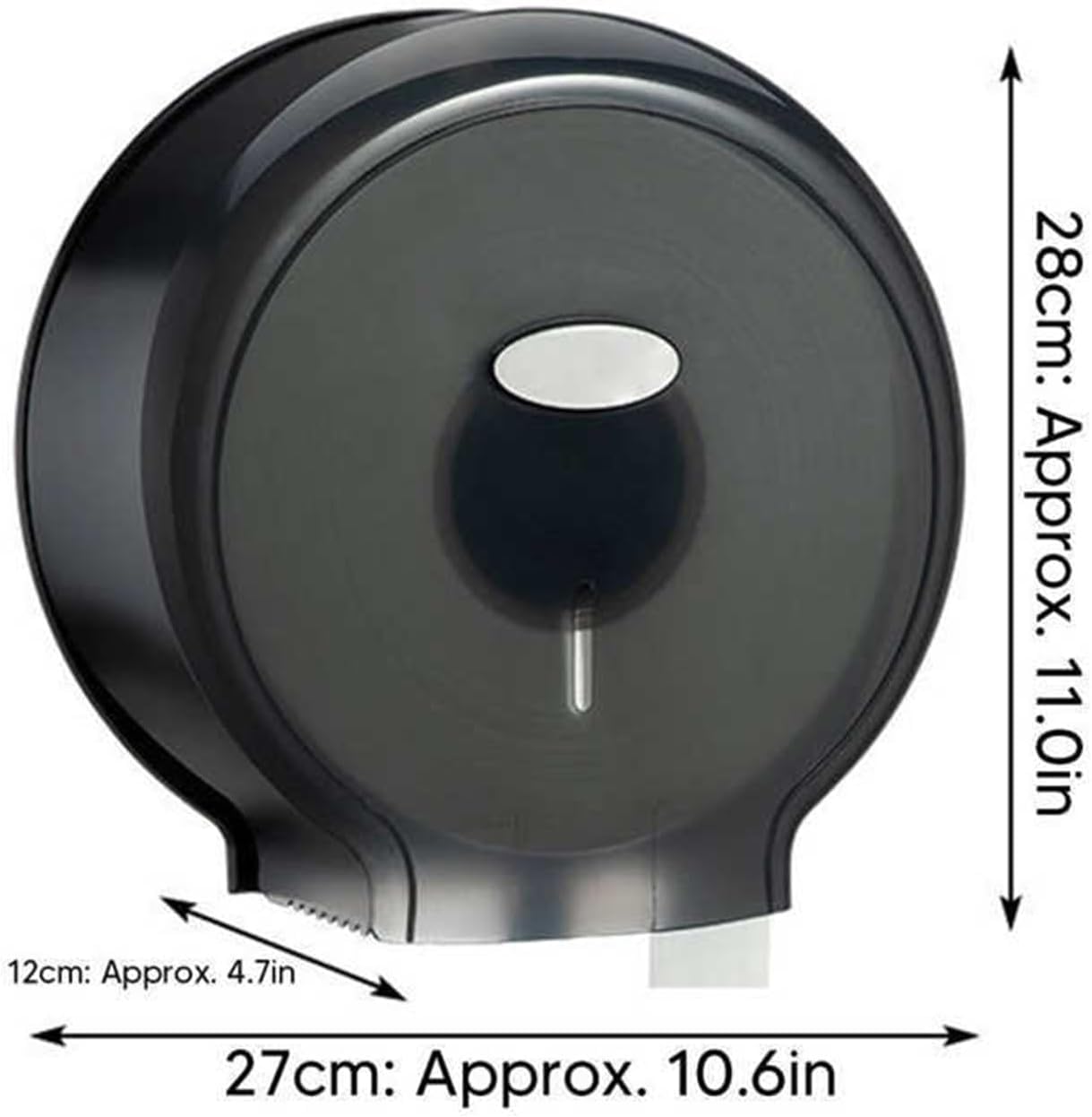 HLTYGWX Dispenser di Carta igienicaDistributore di Carta igienica Senza Perforazione Staffa per Dispenser di Carta igienica per Rotolo Singolo Montato a Parete, portarotolo di Carta igienica(Wit)