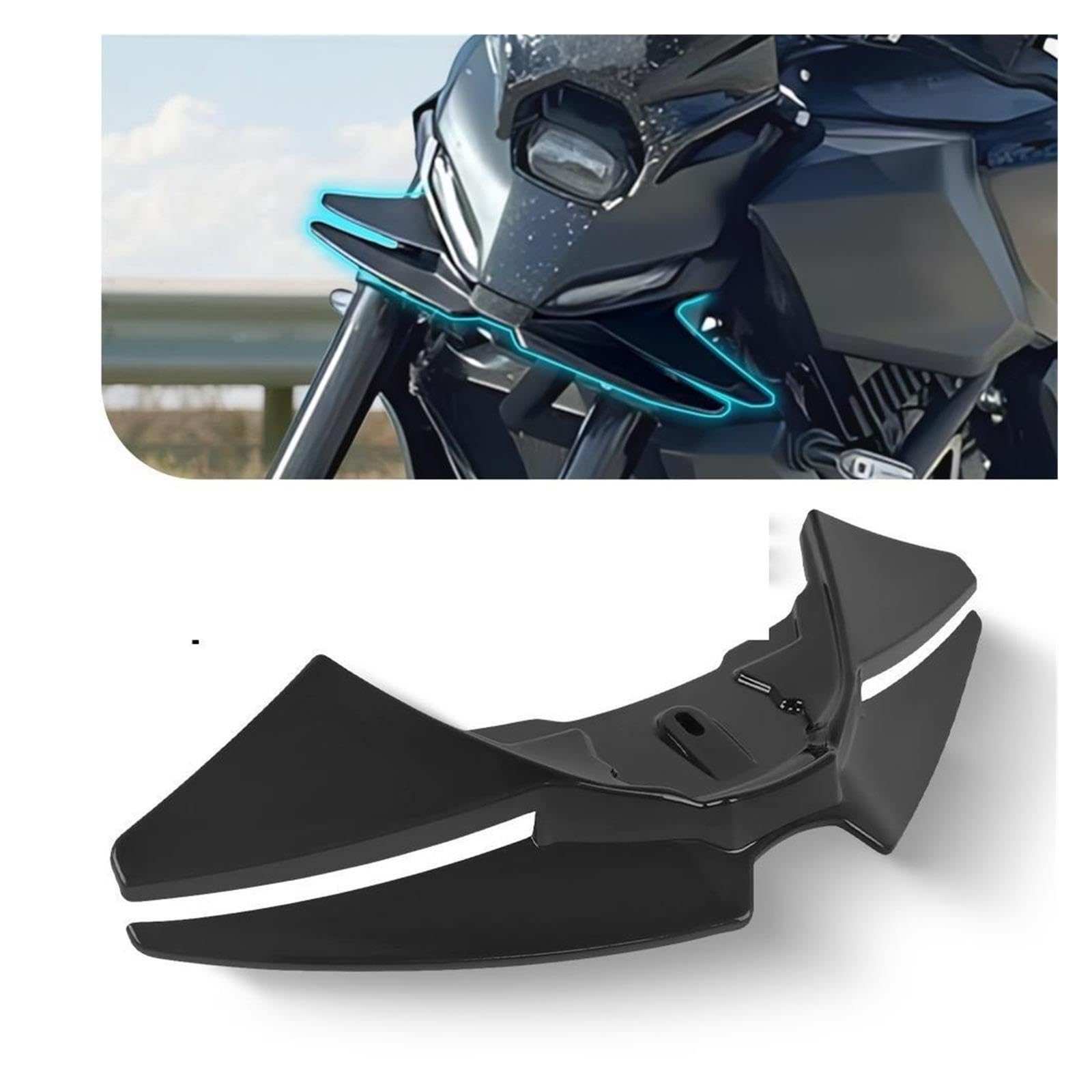 Motorrad Nasenkegel Für Yamaha MT07 2025 Flügel-Frontspoiler