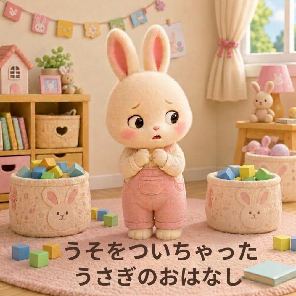 怒られるのが怖くて嘘をつくうさぎ: しつけに悩む親へ｜嘘をつく子どもの気持ちに寄り添う知育絵本（4歳・5歳・6歳・7歳・8歳向け）