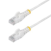 StarTech.com Cavo Ethernet CAT6 Bianco da 10m; Patch UTP con Plug RJ45 Antigroviglio