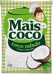 Coco Ralado Mais Coco Umido e Adoçado 1Kg