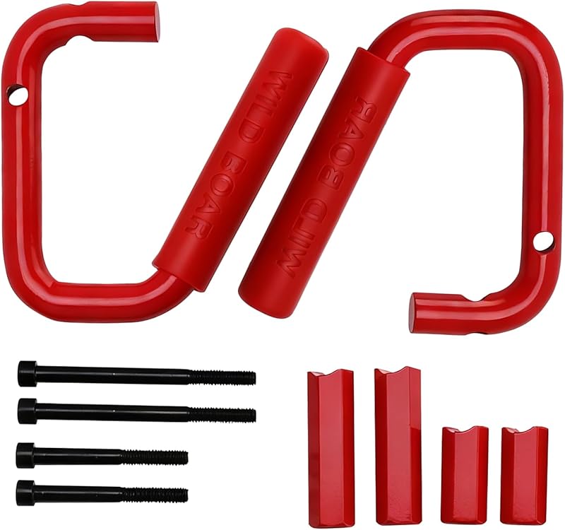 Alças de apoio dianteiras FreeTec para Jeep Wrangler JK e JKU – Par