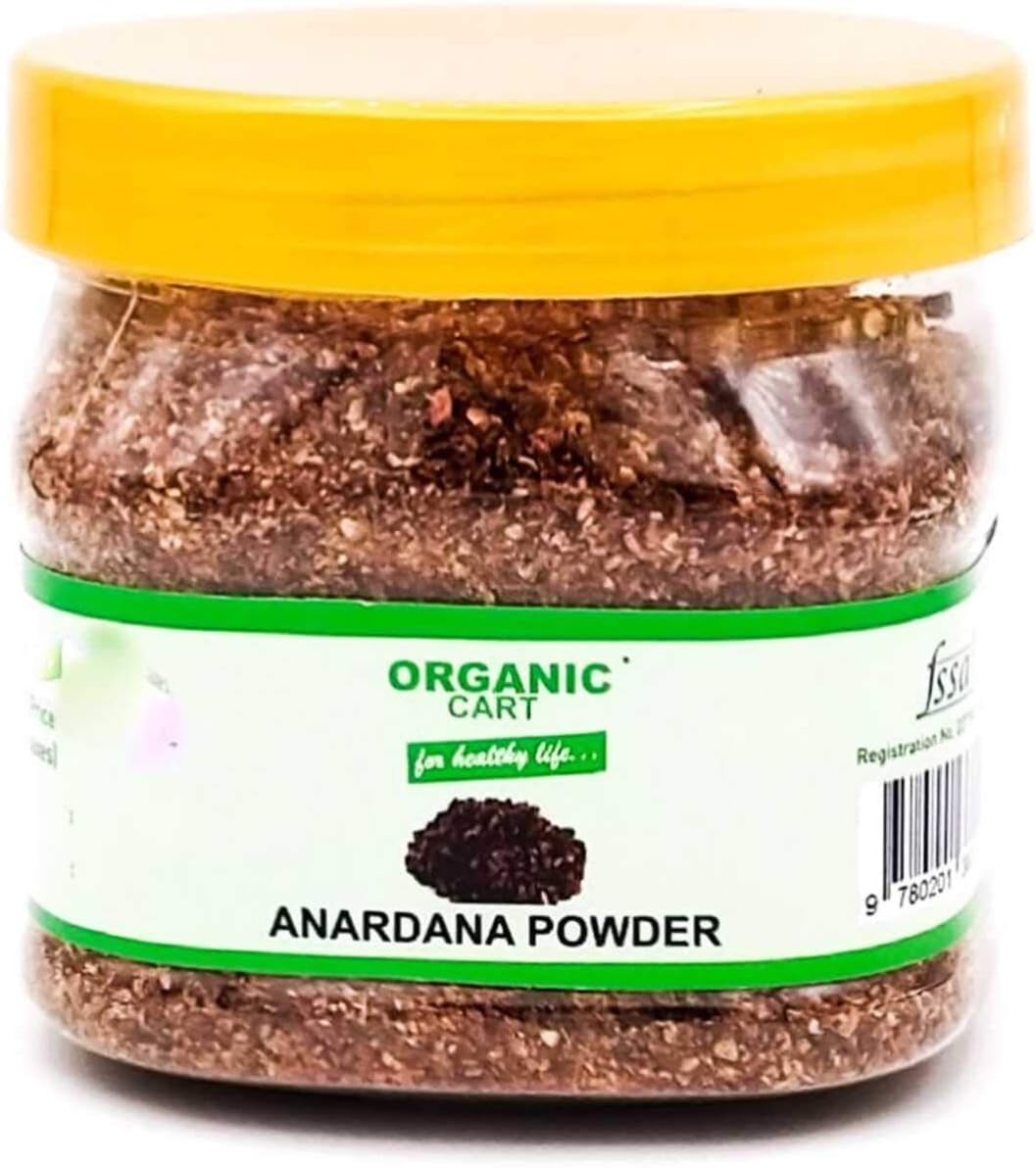 ORGANIC CART Natural And Pure Dry Anardana Powder/Pomegranate Seeds Powder 100 Grams