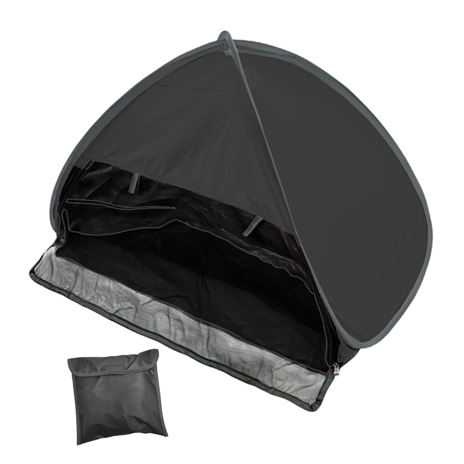 Sun Shelter Quick Open Mini Beach Tent for Outdoor Activities Picnic Fishing M Black