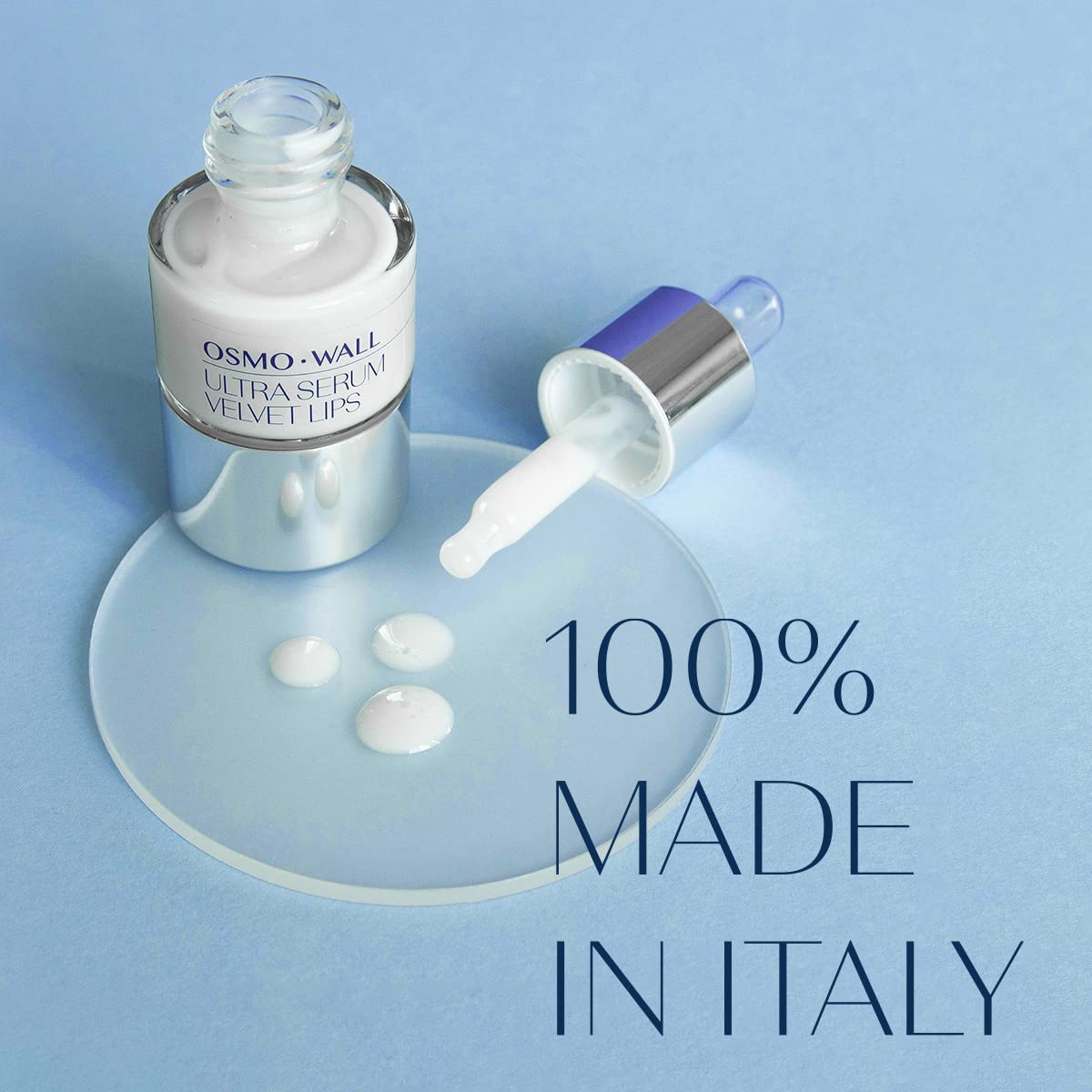 Osmowall OSMO ULTRA SERUM VELVET LIPS. SIERO LABBRA Idratante, Rigenerante, Levigante ultra concentrato. Ideale per labbra secche, screpolate e per le rughe del contorno labbra. Unisex - 15 ml